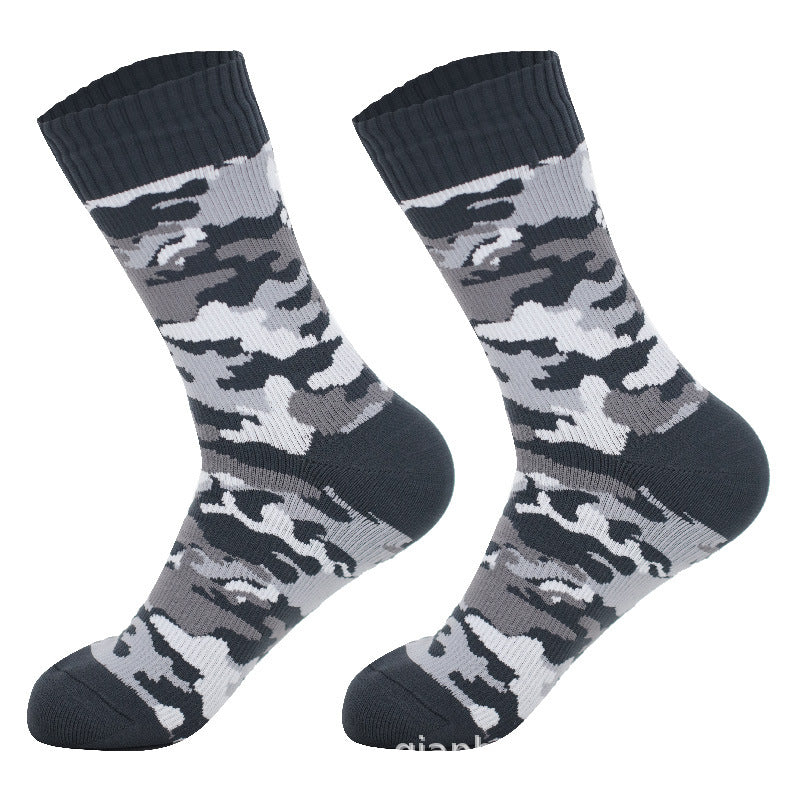 Waterproof Socks, Unisex Hiking Wading Trail Running Kayaking Crew Socks-9
