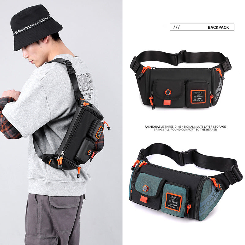 Running Waist Bag Lycra Sports Marathon Bag Outdoor Climbing Hiking Kettle Bag-2