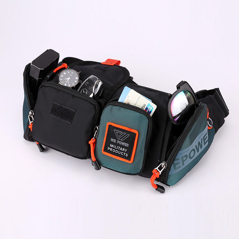 Running Waist Bag Lycra Sports Marathon Bag Outdoor Climbing Hiking Kettle Bag-3