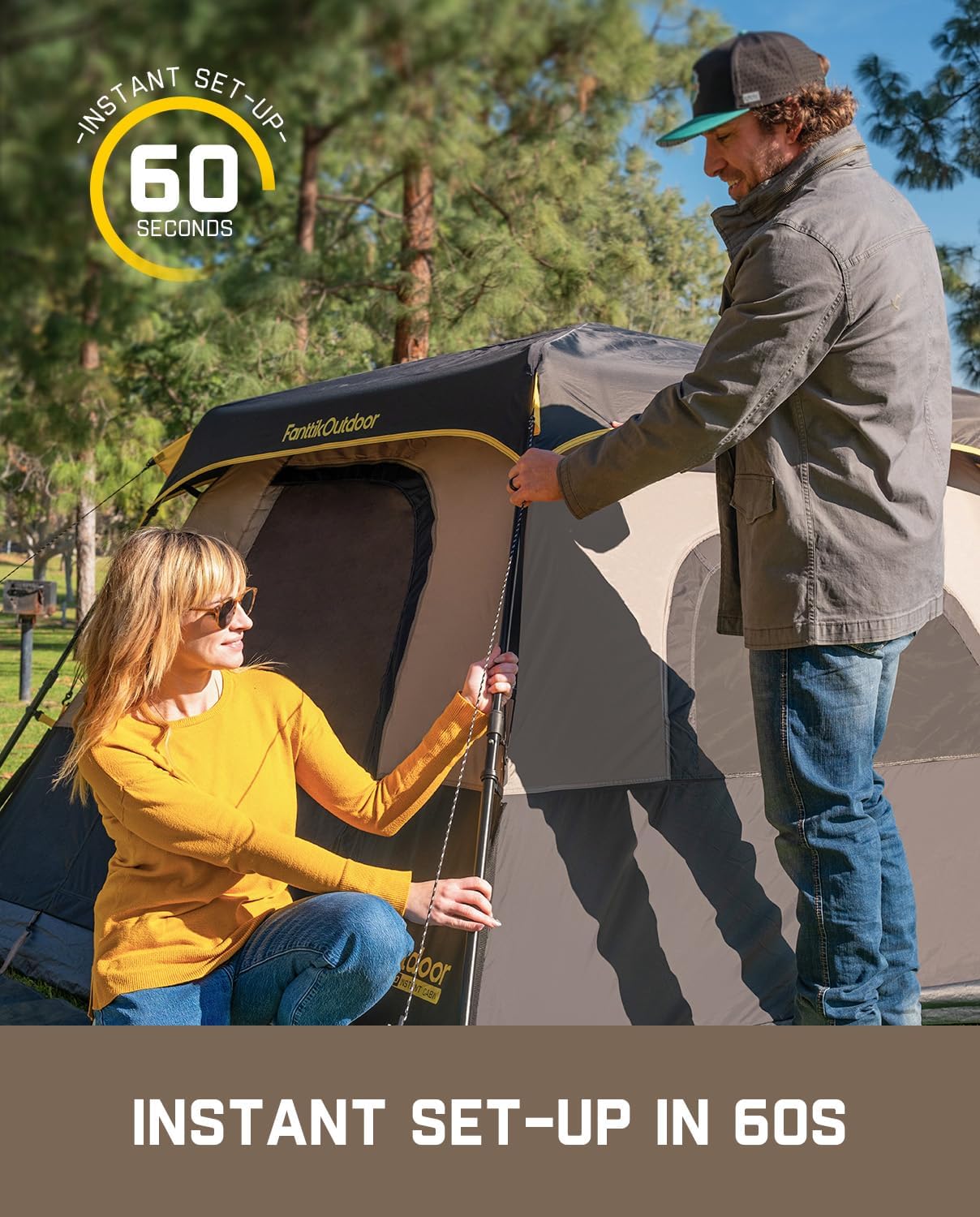 Family-Friendly Instant Cabin Tent™