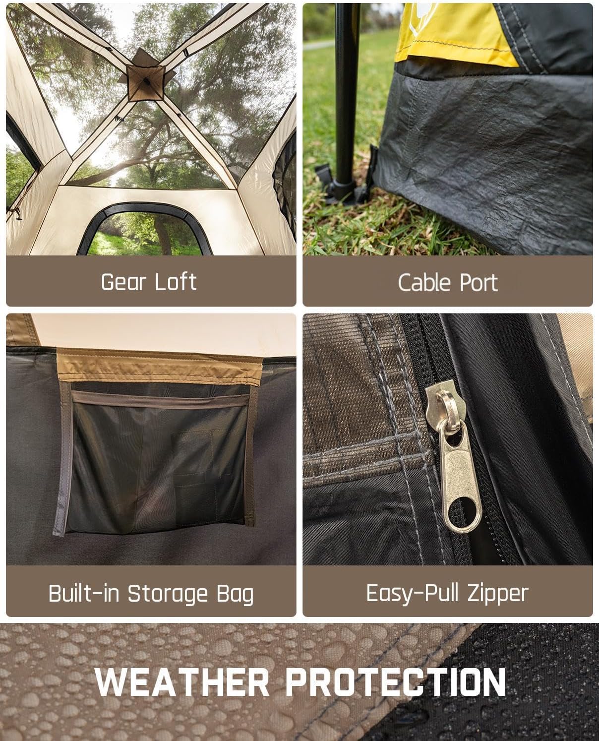 Family-Friendly Instant Cabin Tent™