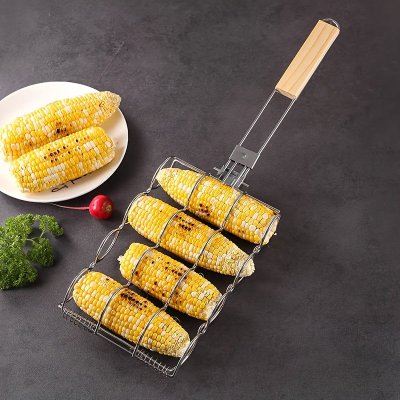 Iron Grill Basket for BBQ & Grilling-2
