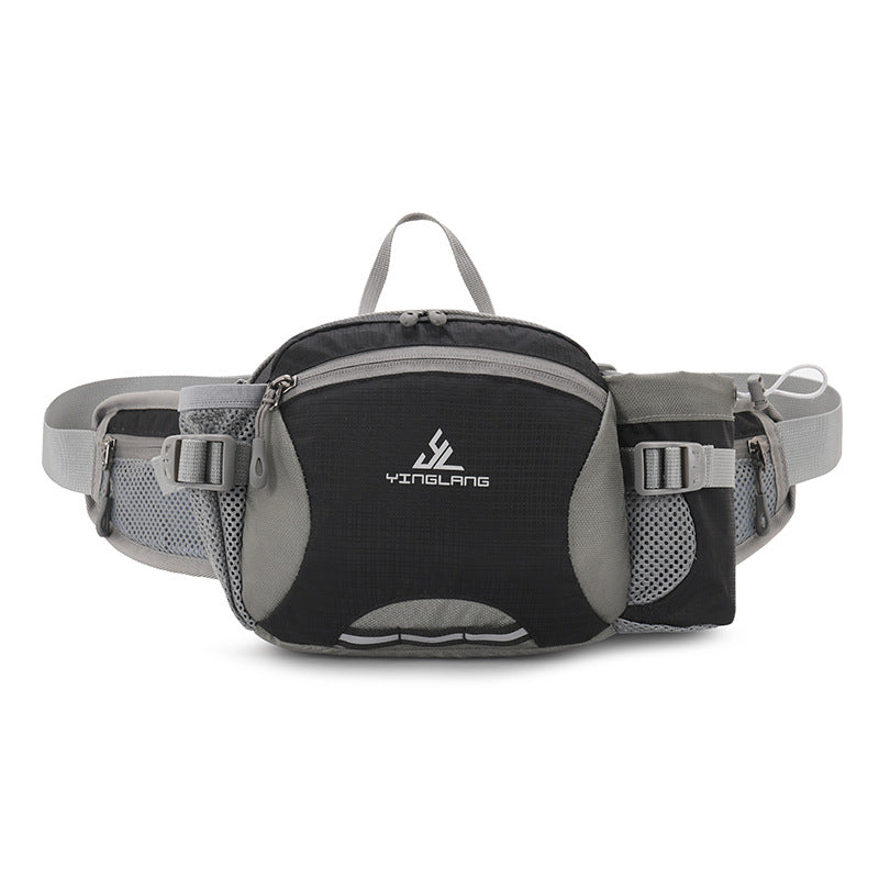 Outdoor Waist Bag with Bottle Holder Cycling Fanny Pack Multifuction Hiking-3