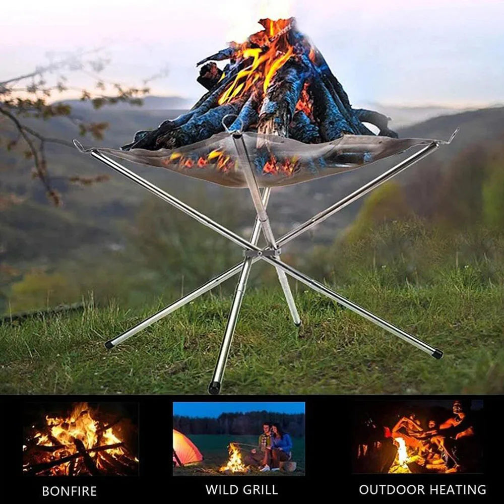 Stainless Steel Outdoor Camping Campfire-4