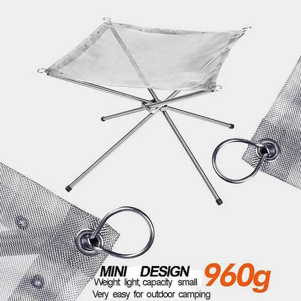 Stainless Steel Outdoor Camping Campfire-1