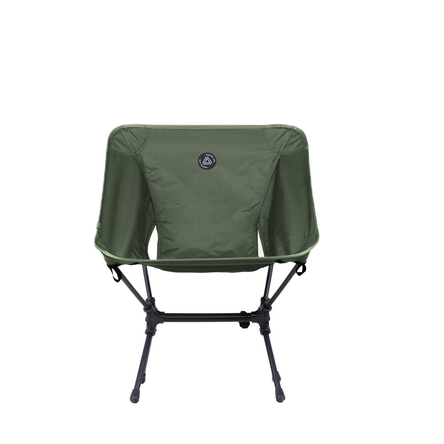 Low Back Ultralight Folding Camping Chairs With Storage Pouch - Black-3
