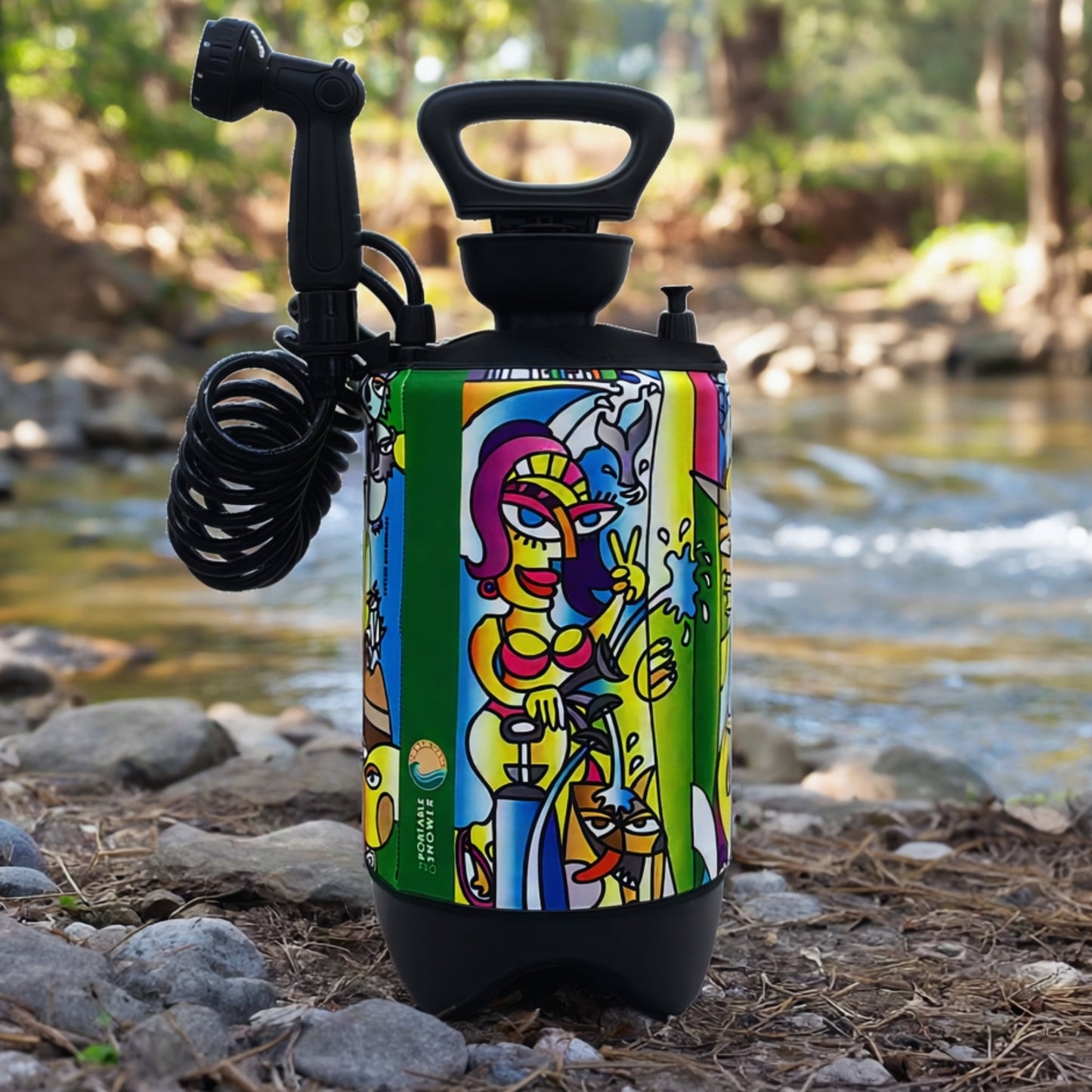 Portable Shower PRO Livin' the Dream 10L-1