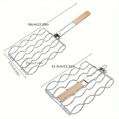 Iron Grill Basket for BBQ & Grilling-3