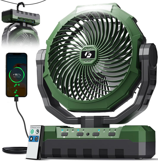 Cooling Companion™ – 3-in-1 Camping Fan