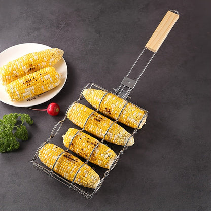 Iron Grill Basket for BBQ & Grilling-2