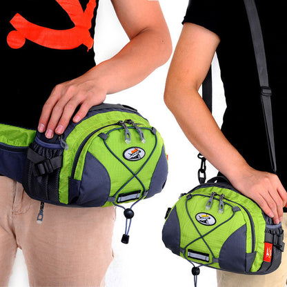 Wautton Outdoor Waist Bag Crossbody Sling Bag Nylon-1