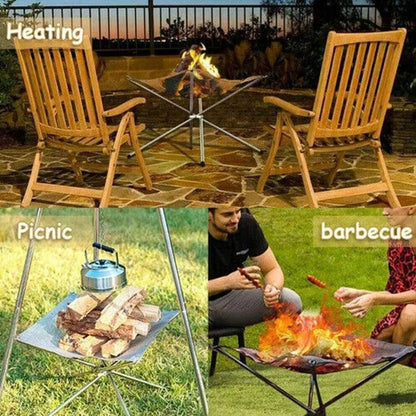 Stainless Steel Outdoor Camping Campfire-3