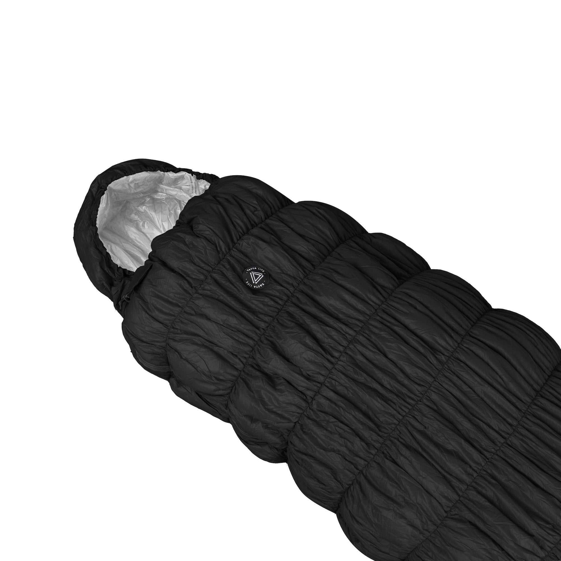 Goose Down Sleeping Bag Grey-4