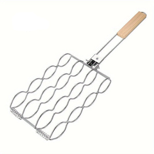 Iron Grill Basket for BBQ & Grilling-0
